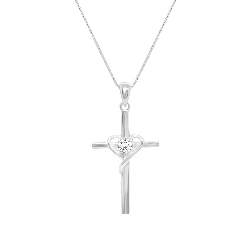 taranox-halskette-cross-and-heart-sterlingsilber-925-silberkette-rhodiniert-zirkonia-tnx416-titelbild