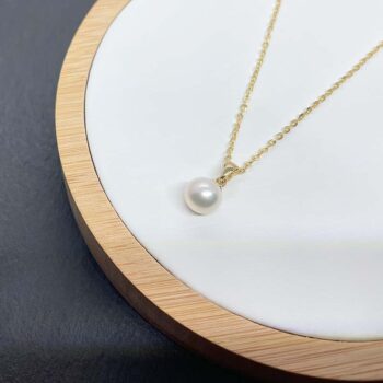taranox-halskette-precious-pearl-333-echtgold-goldkette-suesswasserzuchtperle-anhaenger-tnx389-seitenansicht